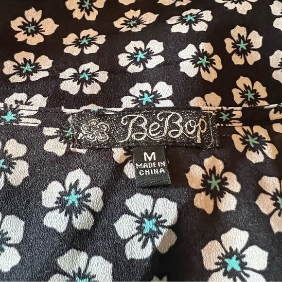 3 for $30! BeBop floral patterned sleeveless dress - Picture 3 of 13